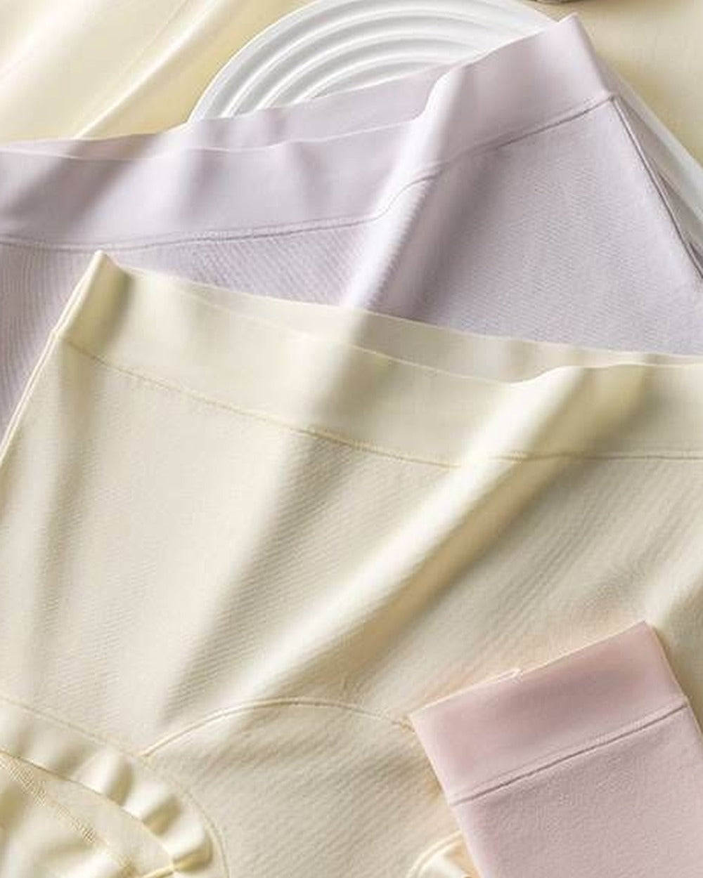 High-Waist Cotton Boyshort Briefs - Style 6413 clean product image
