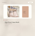 High-Waist Cotton Briefs - Style 6162