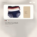 Low-Rise Lace Briefs - Style 8002