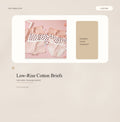 Low-Rise Cotton Briefs - Style 3001