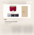 Cotton Boyshort Briefs - Style 1907