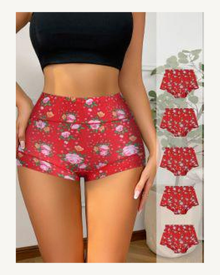 High-Waist Boyshort Briefs - Style K6363