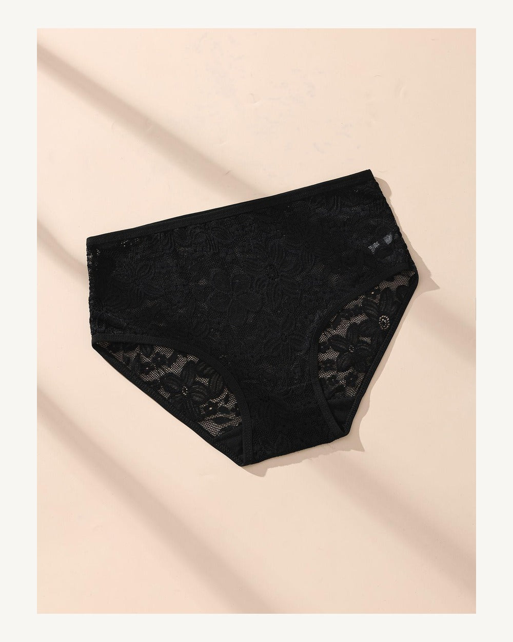 High-Waist Lace Briefs - Style K6369