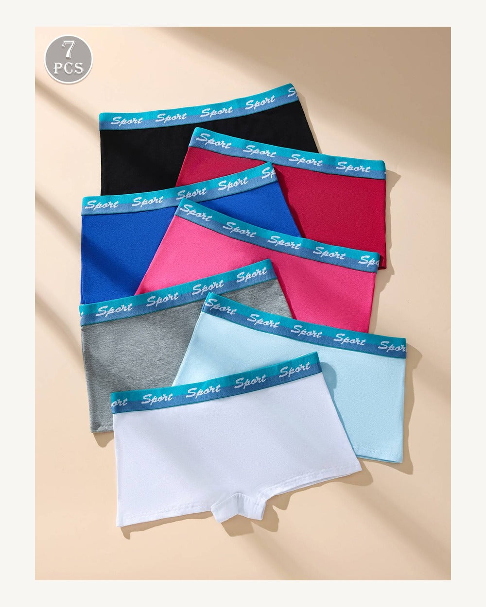 Mid-Rise Boyshort Briefs - Style K8310