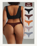 Mid-Rise Ice Silk Thong - Style K8341