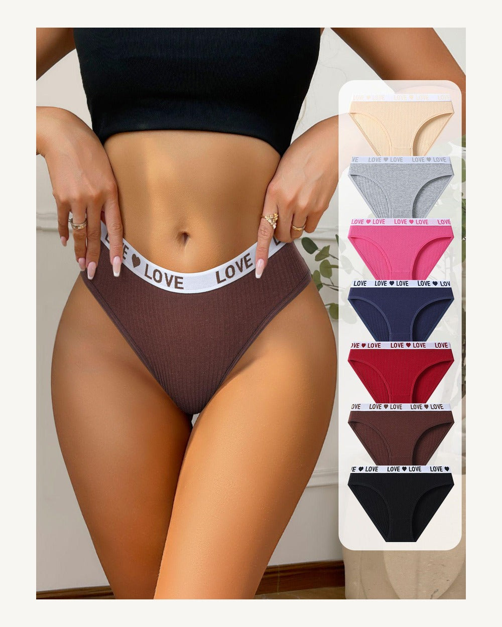 Mid-Rise Briefs - Style K8367