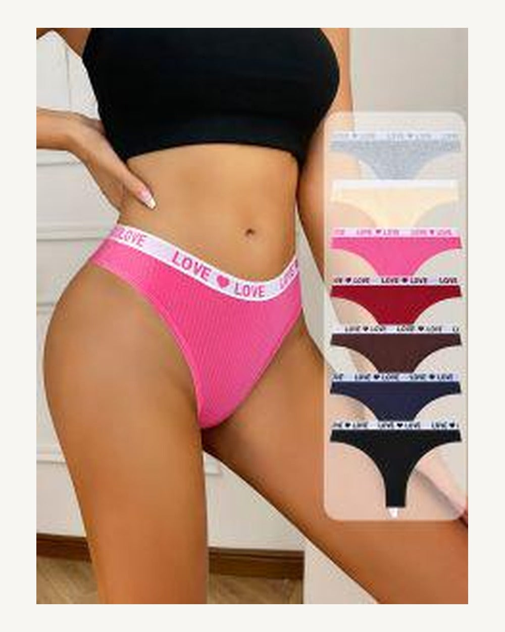 Mid-Rise Thong - Style K8375
