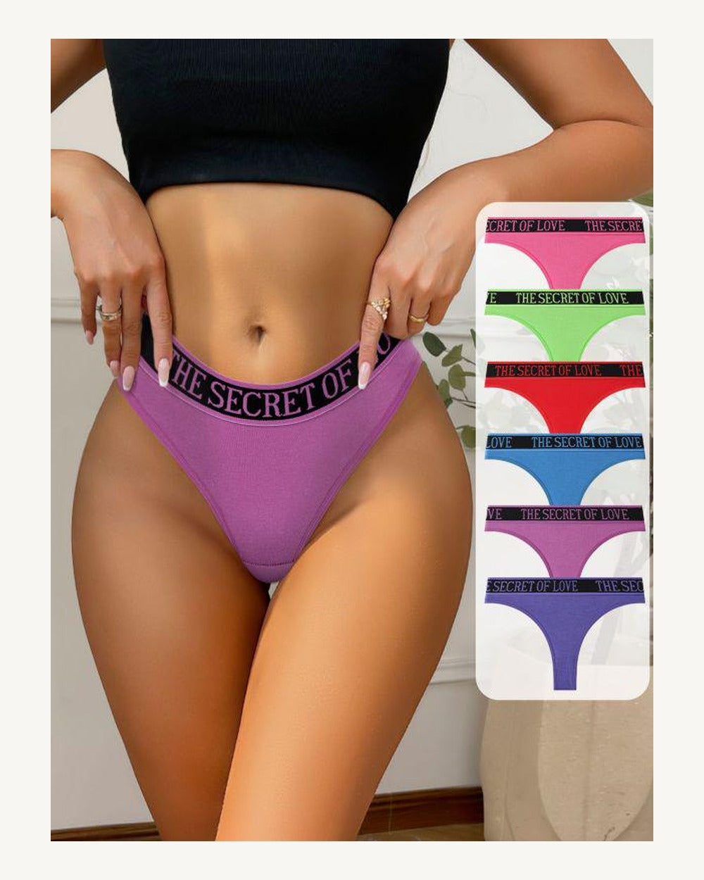 Mid-Rise Thong - Style K8386
