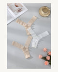 Mid-Rise Lace Thong - Style K8412