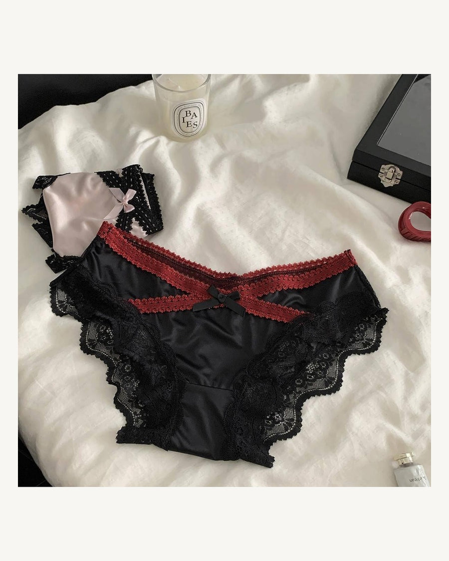 Mid-Rise Lace Briefs - Style K8415