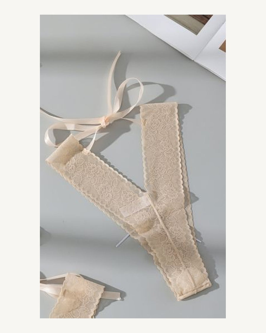Mid-Rise Lace Thong - Style K8417