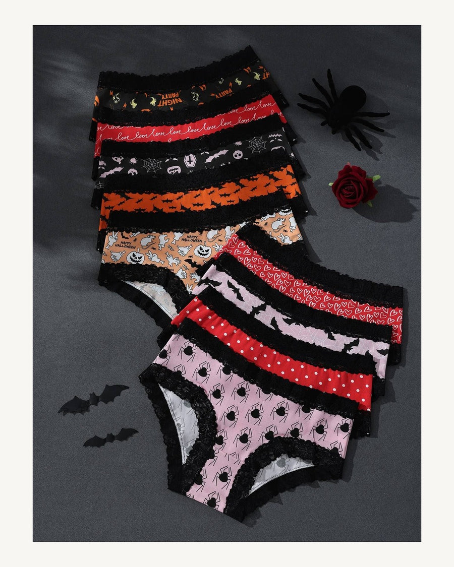 Mid-Rise Lace Briefs - Style K8421