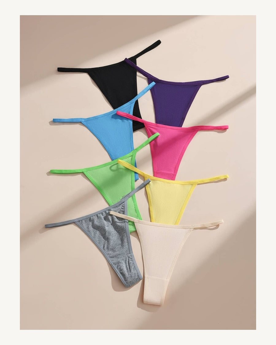 Mid-Rise Soft Stretch Thong - Style K8452