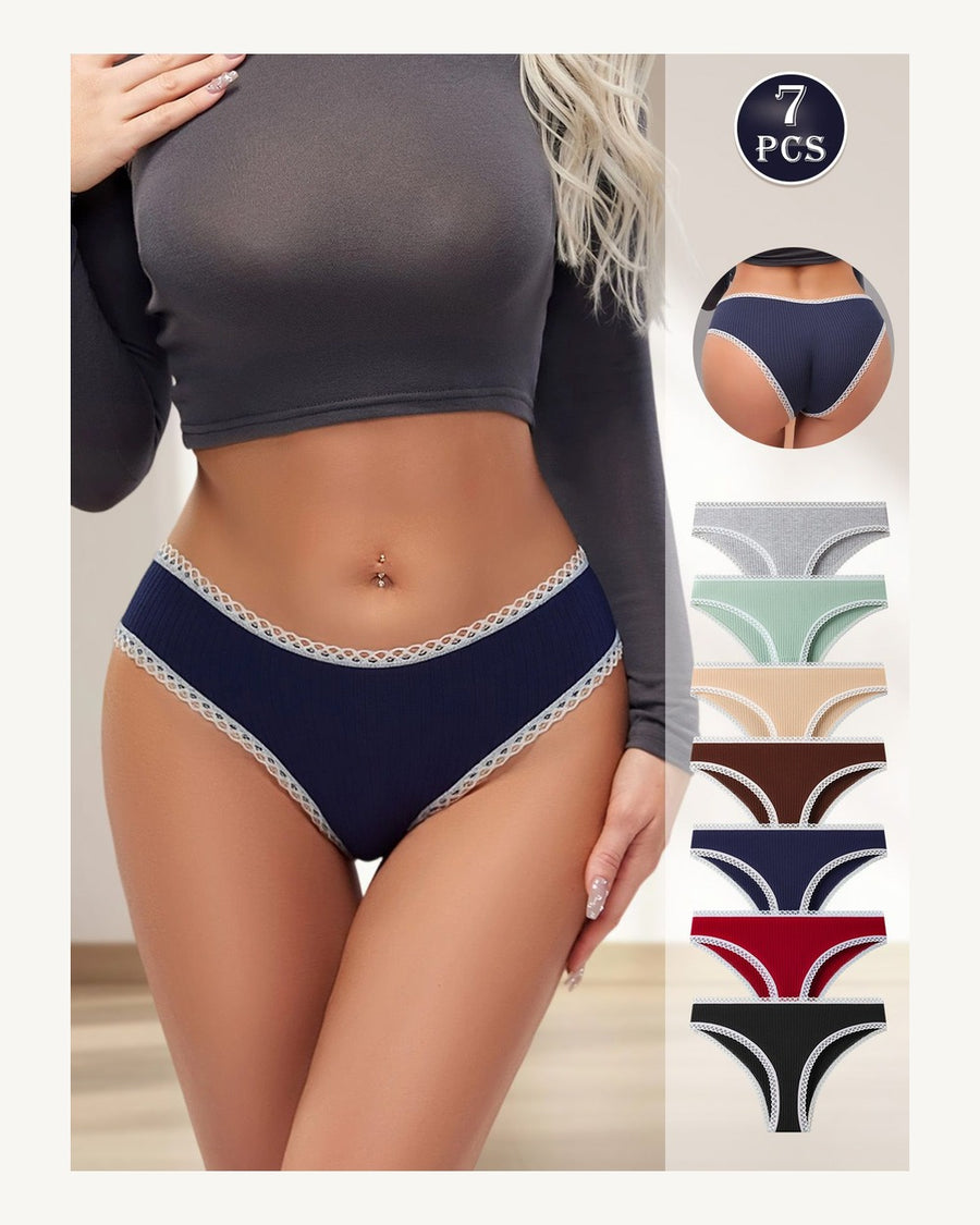 Mid-Rise Lace Briefs - Style K8456