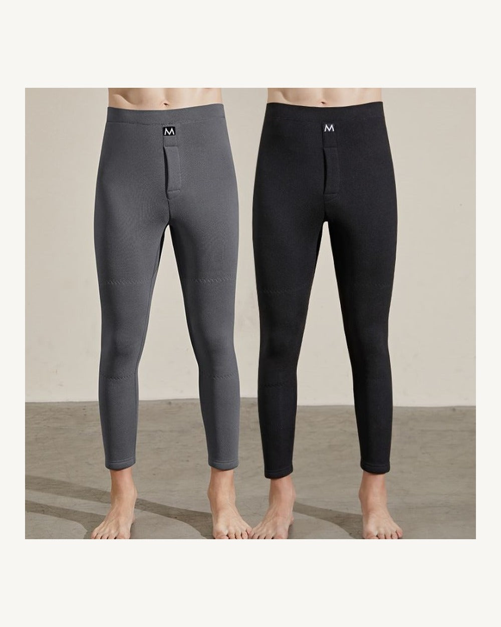 Men's Wool-Knee Thermal Pants - Style 997